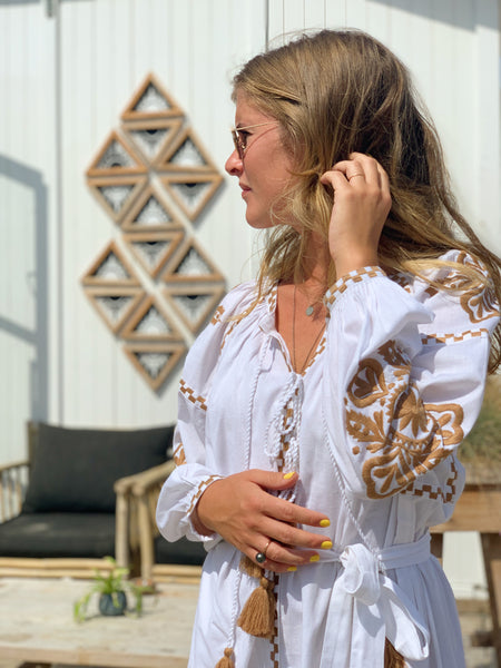 The Audrey White & Beige