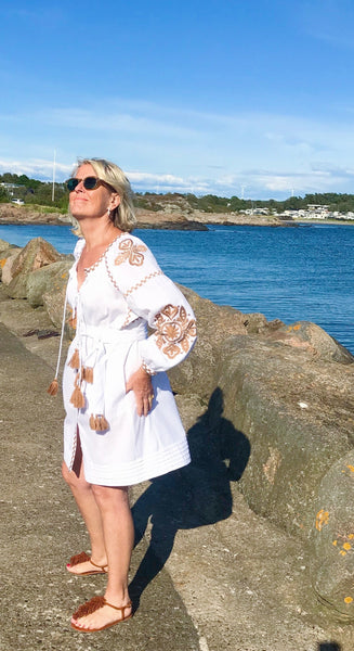 The Audrey White & Beige